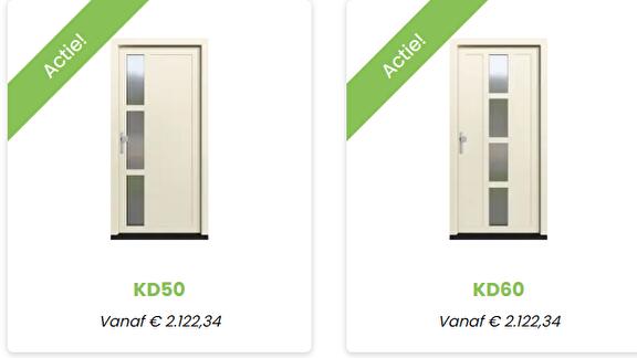 Nieuwe goedkope  voordeuren
